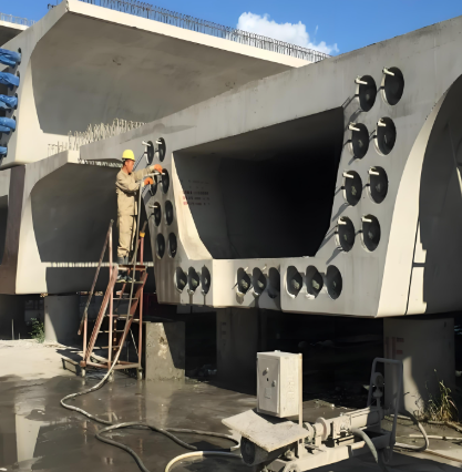 衡山压浆料施工流程及注意事项